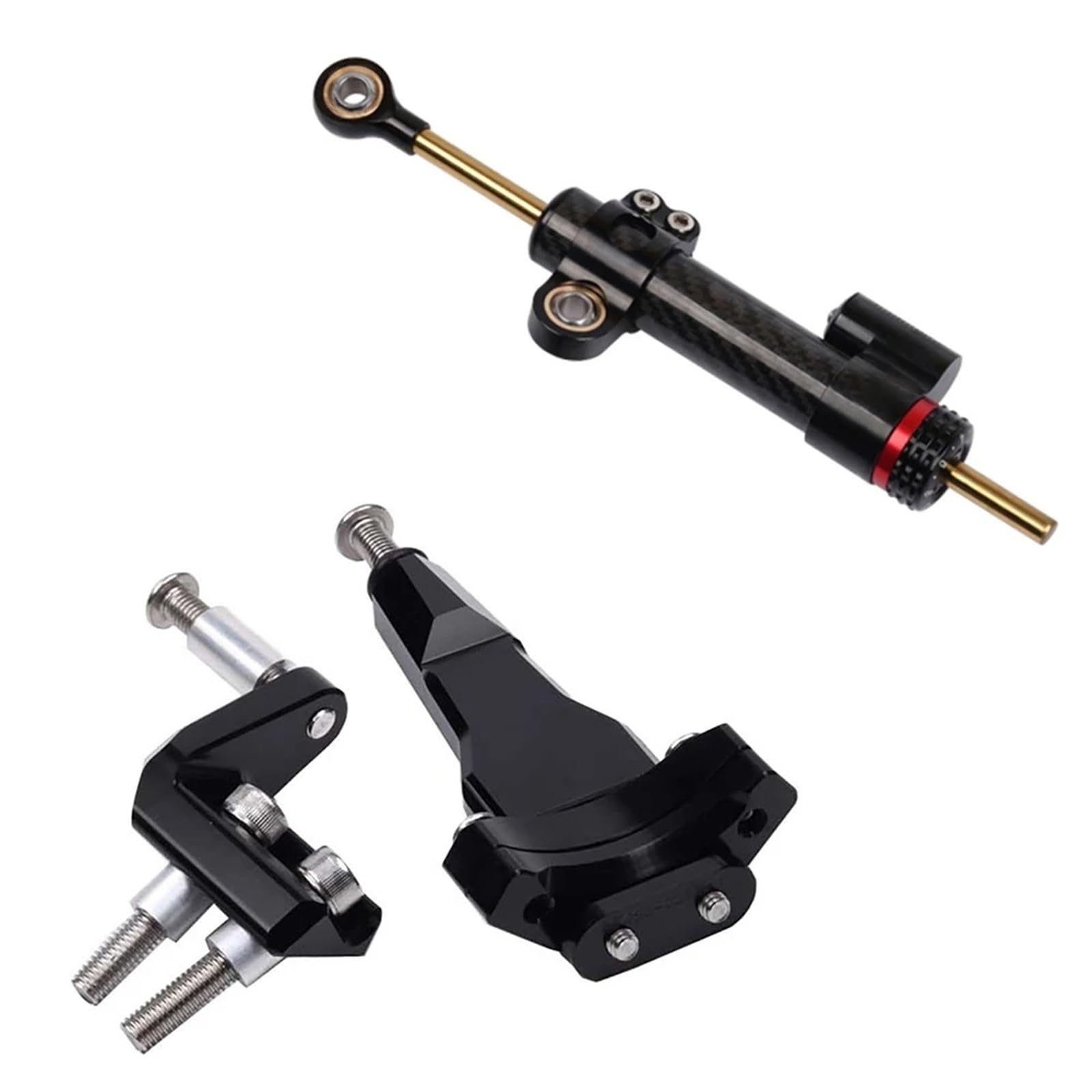 Motorrad Lenkungsdämpfer Für CFMOTO CF Moto 450SR 450SS 450 SR 450 SS 2022 2023 2024 Zubehör Einstellbare Lenkungsdämpfer Stabilisator Montagehalterung(B) von BOSDF