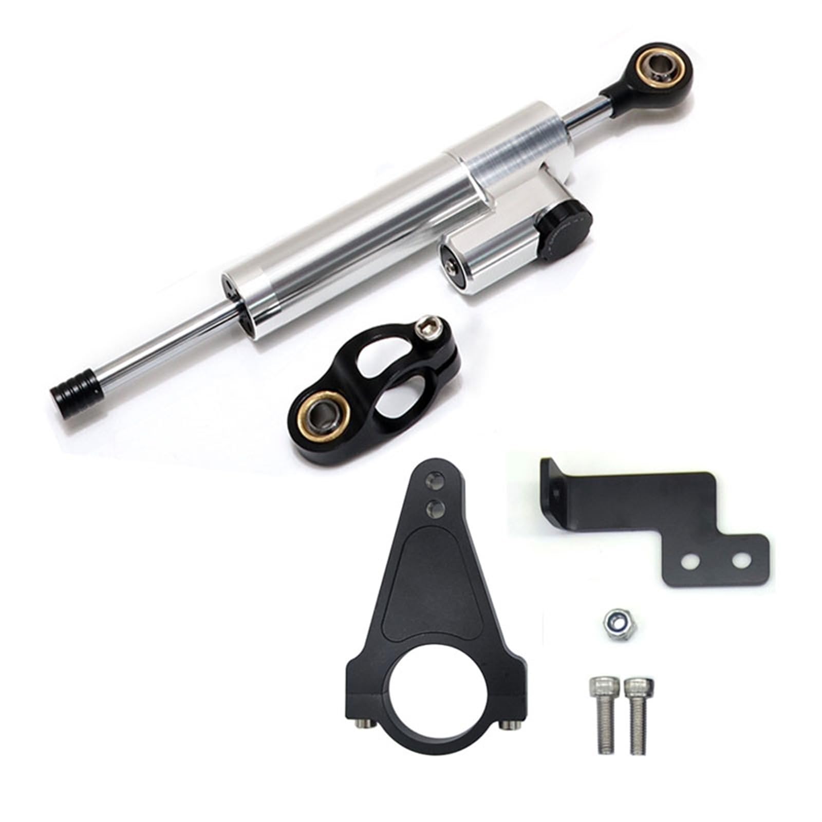 Motorrad Lenkungsdämpfer Für Inxing V7 V5 Elektro-Scooter, Lenkungsdämpfer-Set, Stabilisator-Halterungs-Set, Roller-Stoßdämpfer(Steering Damper A) von BOSDF