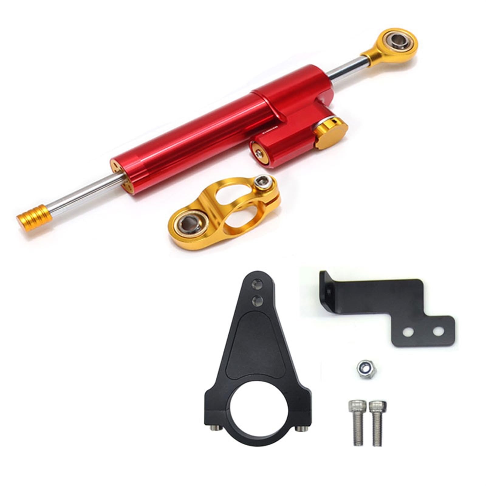 Motorrad Lenkungsdämpfer Für Inxing V7 V5 Elektro-Scooter, Lenkungsdämpfer-Set, Stabilisator-Halterungs-Set, Roller-Stoßdämpfer(Steering Damper Cdamper B) von BOSDF