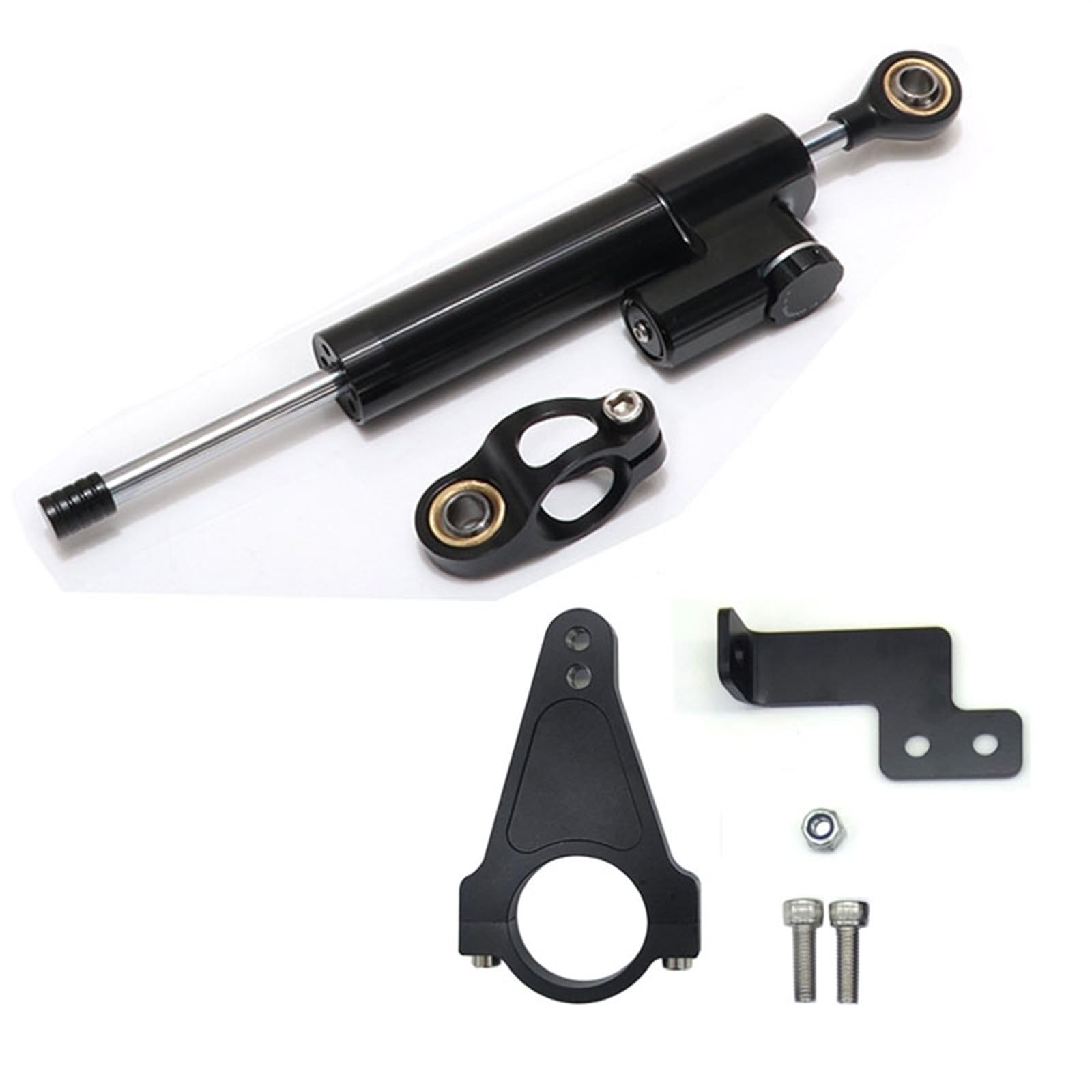 Motorrad Lenkungsdämpfer Für Inxing V7 V5 Elektro-Scooter, Lenkungsdämpfer-Set, Stabilisator-Halterungs-Set, Roller-Stoßdämpfer(Steering Damper D) von BOSDF