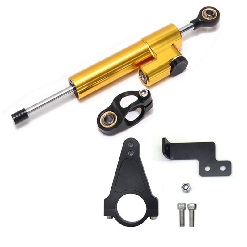 Motorrad Lenkungsdämpfer Für Inxing V7 V5 Elektro-Scooter, Lenkungsdämpfer-Set, Stabilisator-Halterungs-Set, Roller-Stoßdämpfer(Steering Damper E) von BOSDF