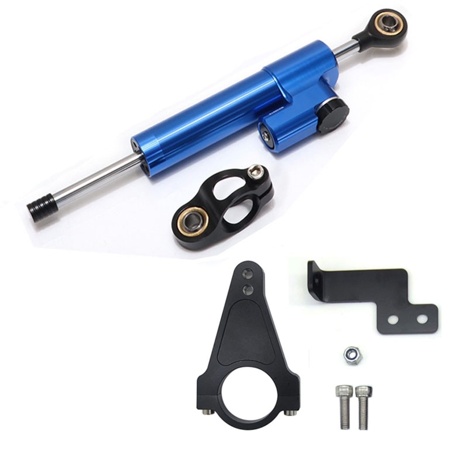 Motorrad Lenkungsdämpfer Für Inxing V7 V5 Elektro-Scooter, Lenkungsdämpfer-Set, Stabilisator-Halterungs-Set, Roller-Stoßdämpfer(Steering Damper J) von BOSDF