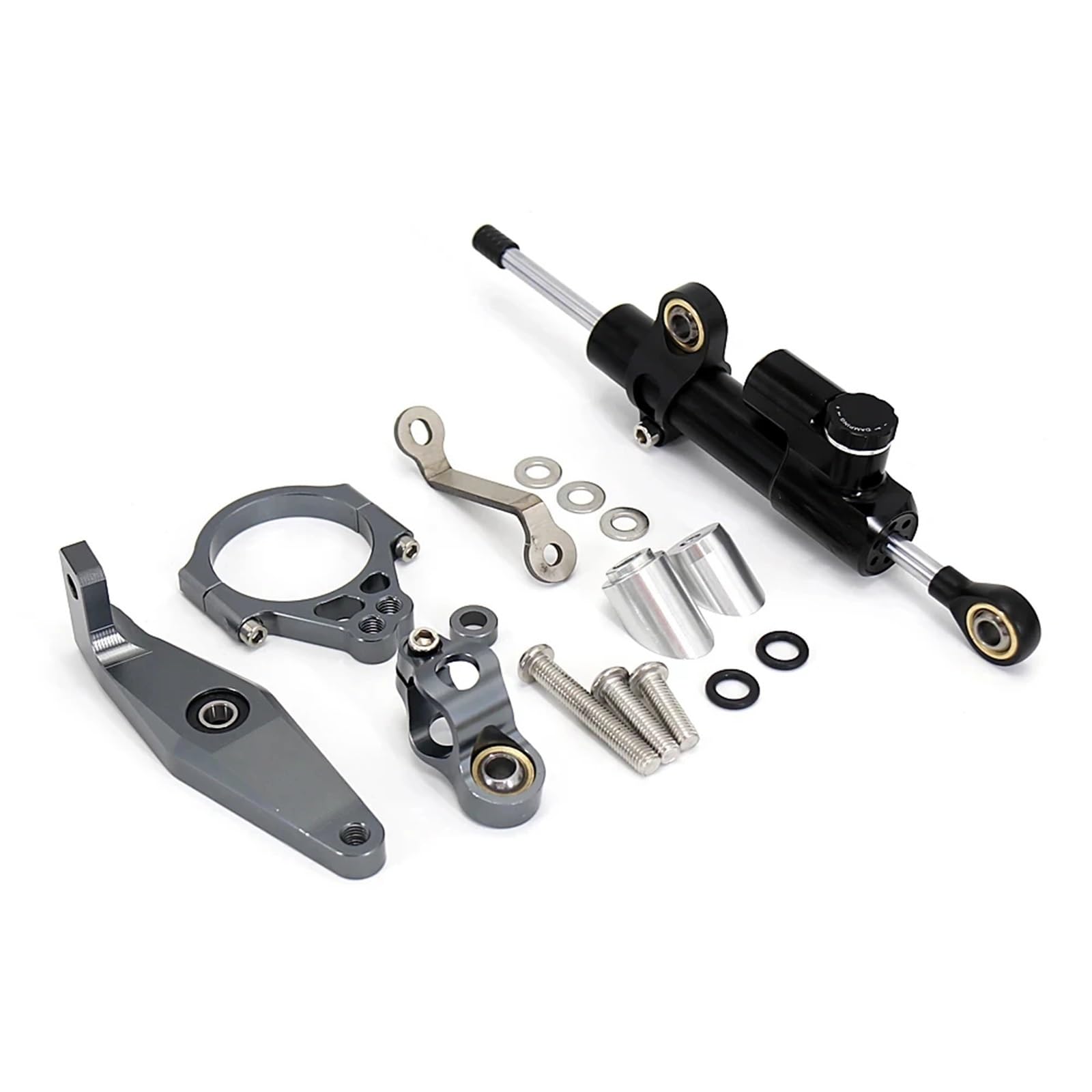 Motorrad Lenkungsdämpfer Für Y-AMAHA MT 09 Mt 09 Mt09 SP MT09 MT-09 SP 2021 2022 2023 CNC Lenkungsdämpfer Stabilisator Sicherheitsmontagesatz Halterung(H) von BOSDF