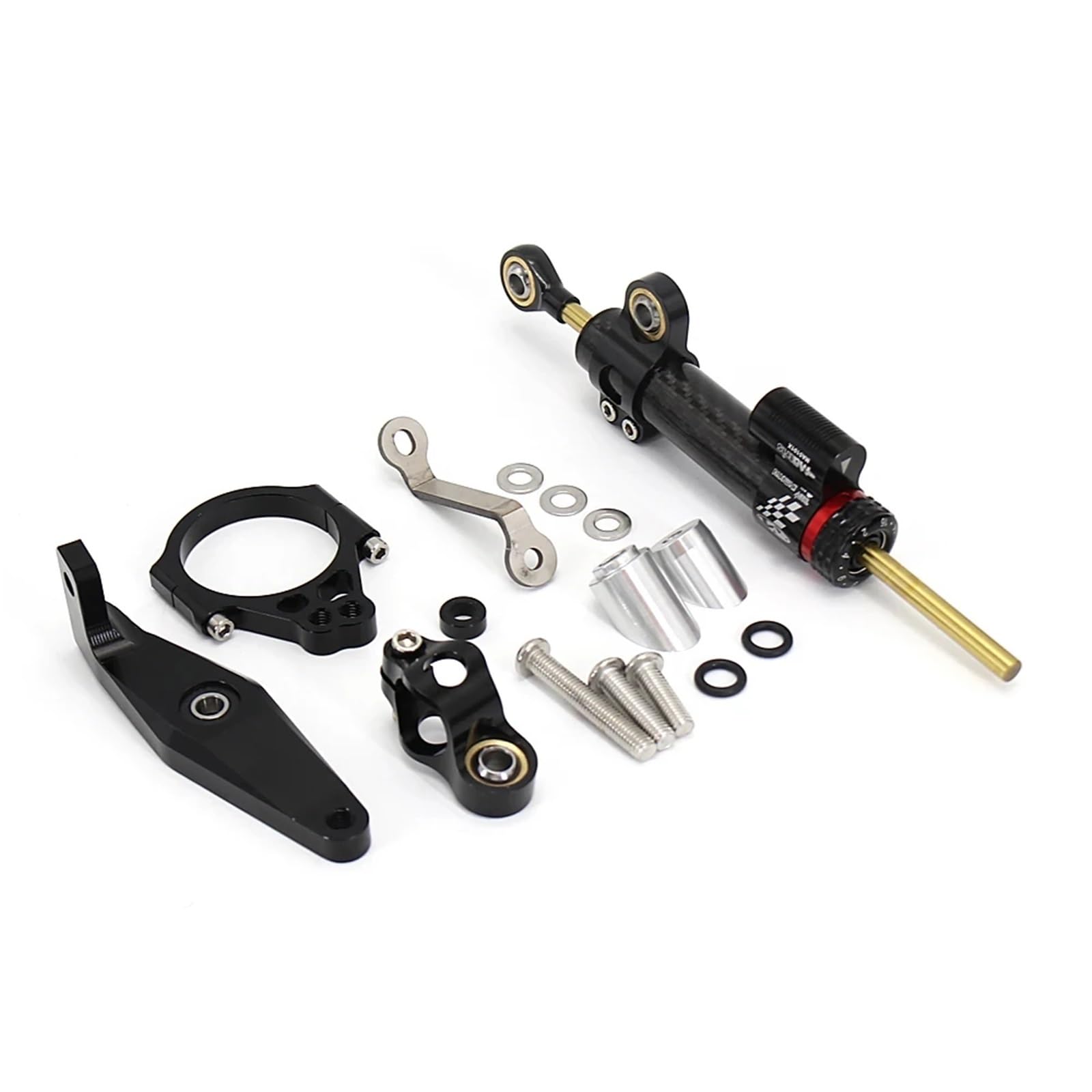 Motorrad Lenkungsdämpfer Für Y-AMAHA MT 09 Mt 09 Mt09 SP MT09 MT-09 SP 2021 2022 2023 CNC Lenkungsdämpfer Stabilisator Sicherheitsmontagesatz Halterung(S) von BOSDF