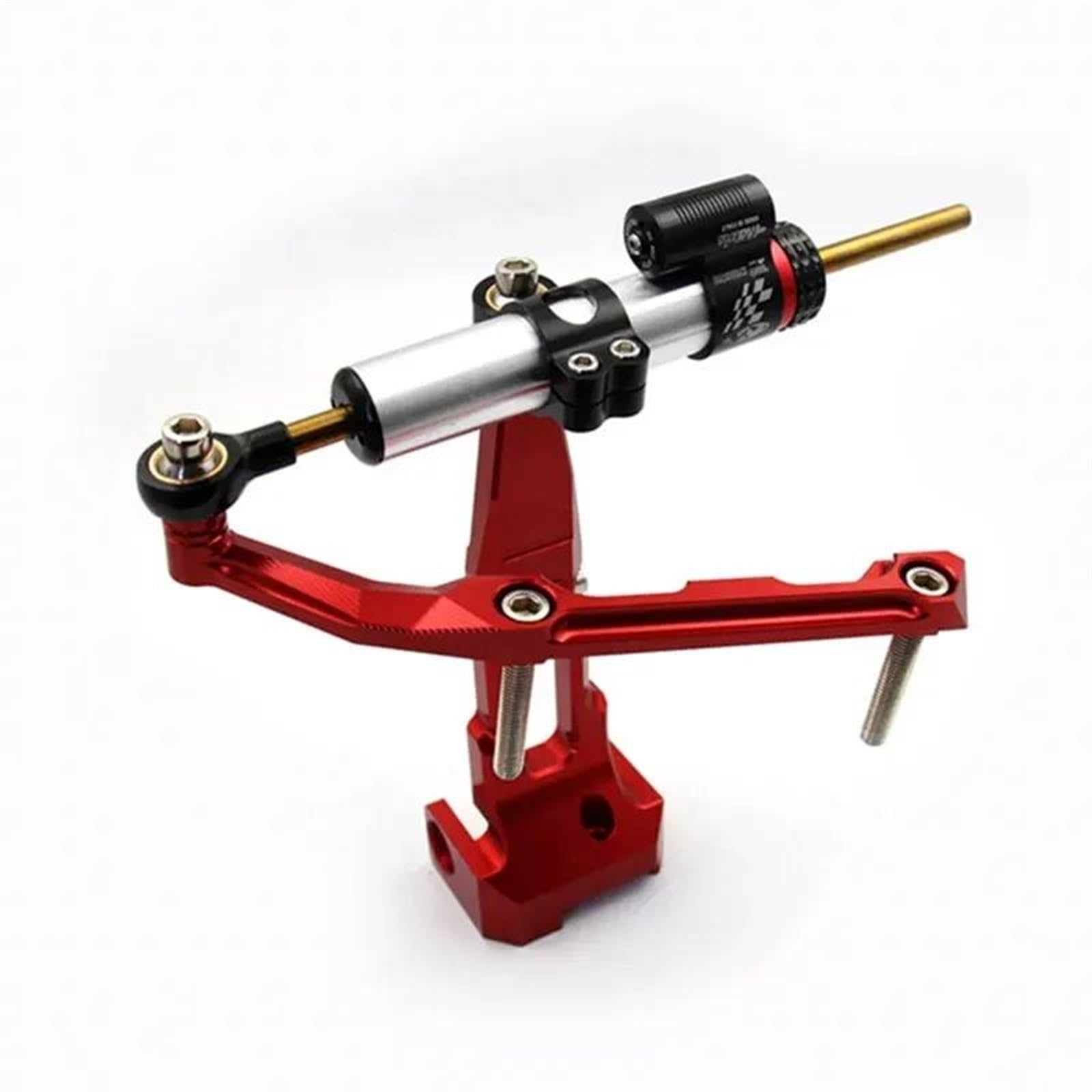 Motorrad Lenkungsdämpfer Für Y-amaha MT-09 T-Racer MT 09 T-Racer 900 FJ-09 2015 2016 2017 Dämpfer Stoßdämpfer Stabilisator Lenkungsdämpfer Halterung(Red) von BOSDF