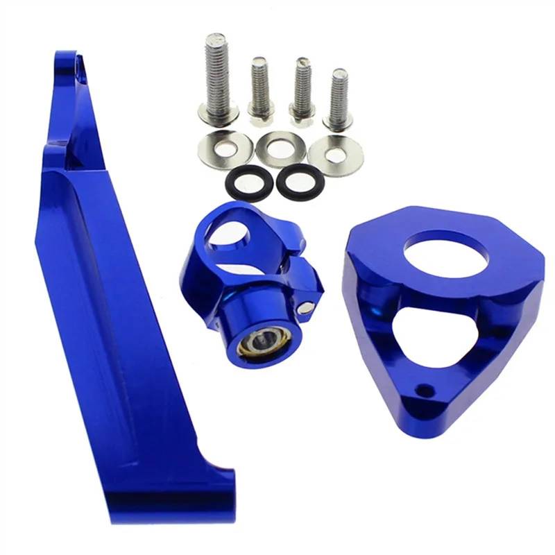 Motorrad Lenkungsdämpfer Passend für H┐onda CBR600RR CBR 600RR 2005–2006 2005 2006. Motorrad-Aluminium-Lenkstabilisierungs-Dämpferhalterungs-Montagesatz(Blue) von BOSDF