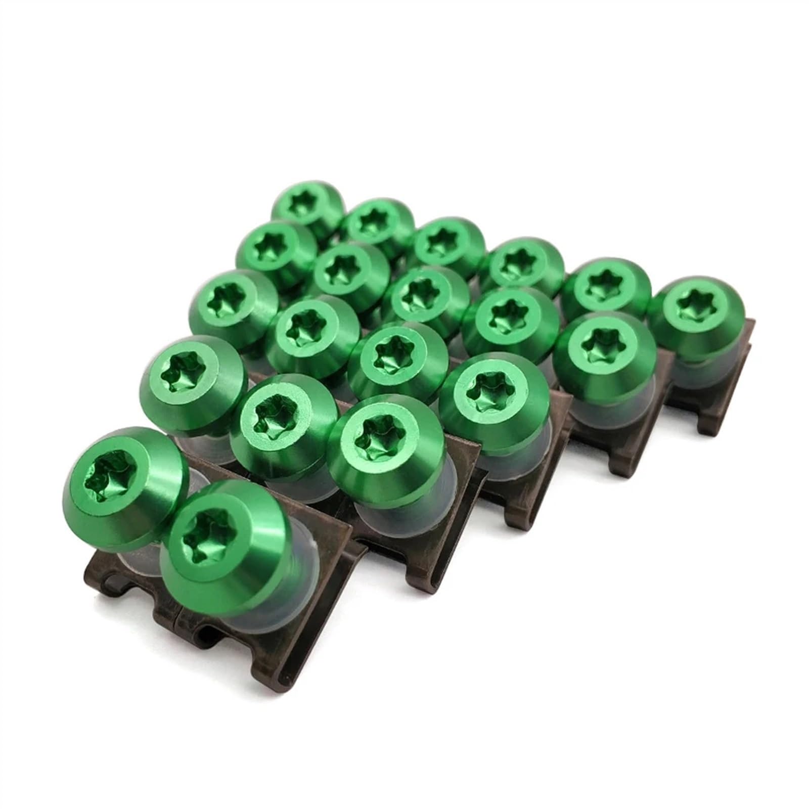 Motorrad Schrauben Set Für Y-amaha WR250F wr 250f 250 f XJR1300 FJR1300 Motorradverkleidung Aluminu Innensechskantschrauben Clips Körperfederbolzensatz(Green) von BOSDF