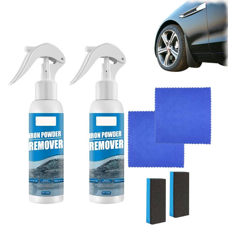 2024 New Laviscent Rust Remover, Laviscent Car Rust Removal Spray, Neutral Rust Removal Sprayer Car Cleanin, Multifunctional Car Rust Removal Spray (100ml 2Pcs) von BOSONS