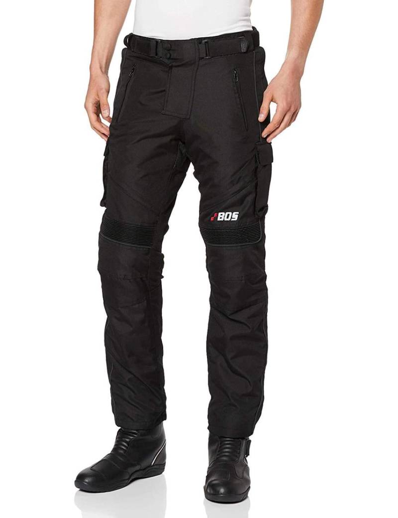 Herren Motorradhose mit Protektoren und Reflektoren – Textil Motorrad Hose für Sommer und Winter von BOSmoto