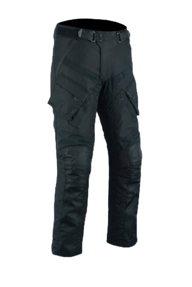 Herren Motorradhose mit Protektoren und Reflektoren – Textil Motorrad Hose für Sommer und Winter von BOSmoto