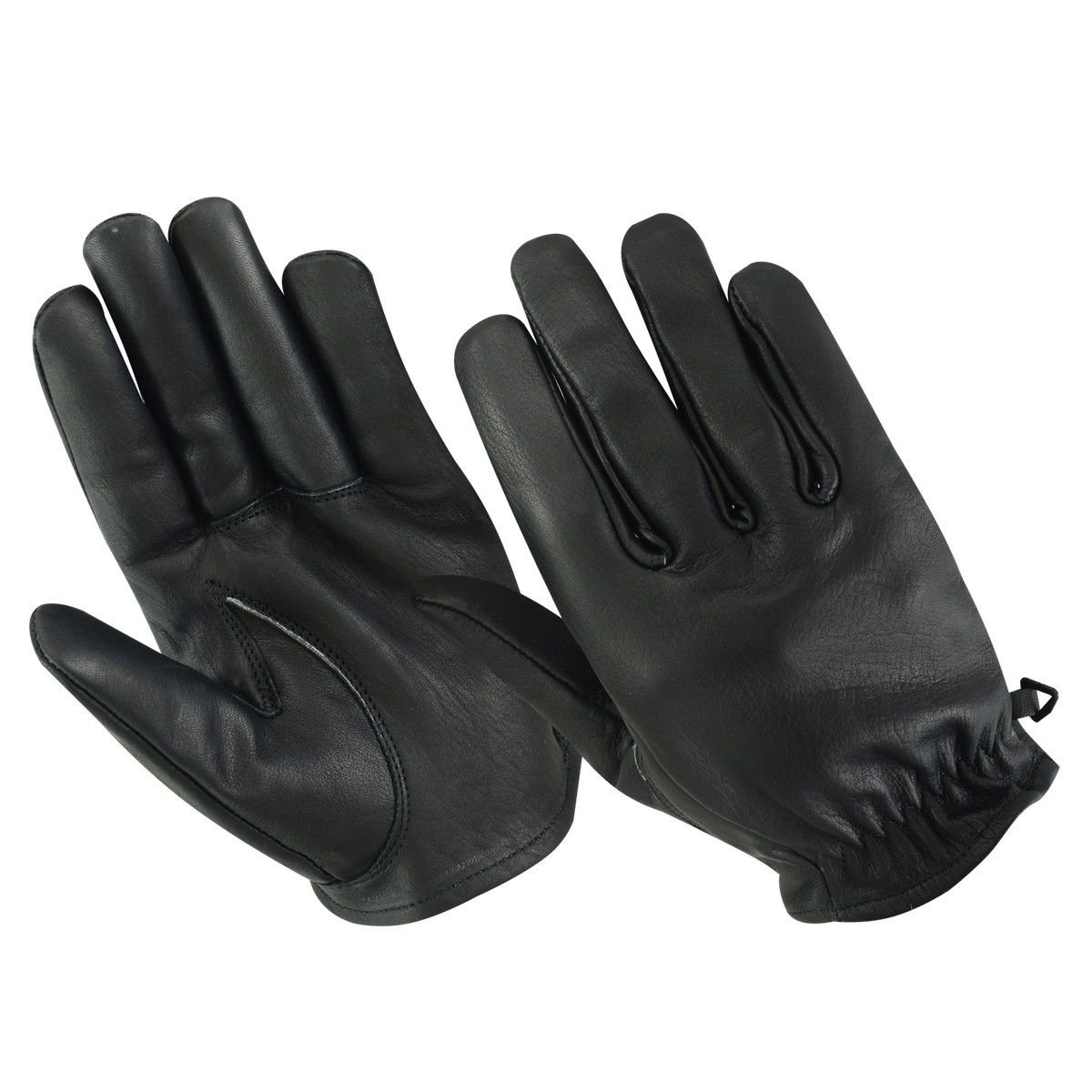 Motorradhandschuhe Leder Retro Old School Cafe RacerChopper, 3XL, Schwarz von BOSmoto