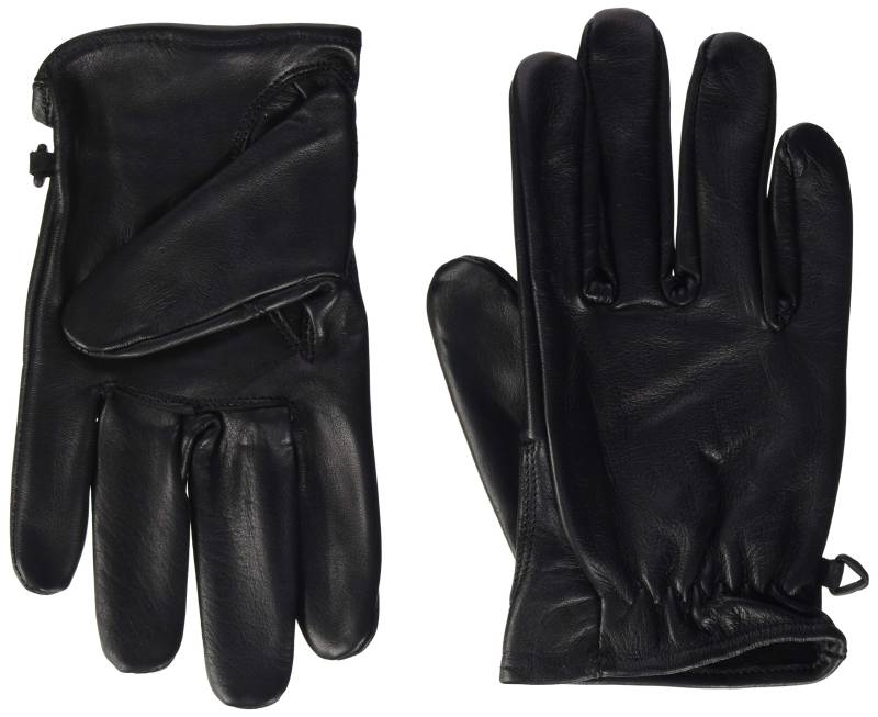 Motorradhandschuhe Leder Retro Old School Cafe RacerChopper, S, Schwarz von BOSmoto