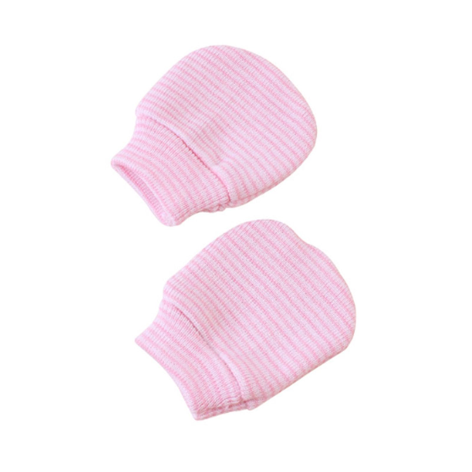 BOTCAM Für 06 Baby Kleinkind Keine Kratzer Fäustlinge Handschuhe Mädchen Handschuhe Baby Unisex Fäustlinge Monate Baumwolle Säuglingshandschuhe Heizbare Kinderhandschuhe (Pink, One Size) von BOTCAM