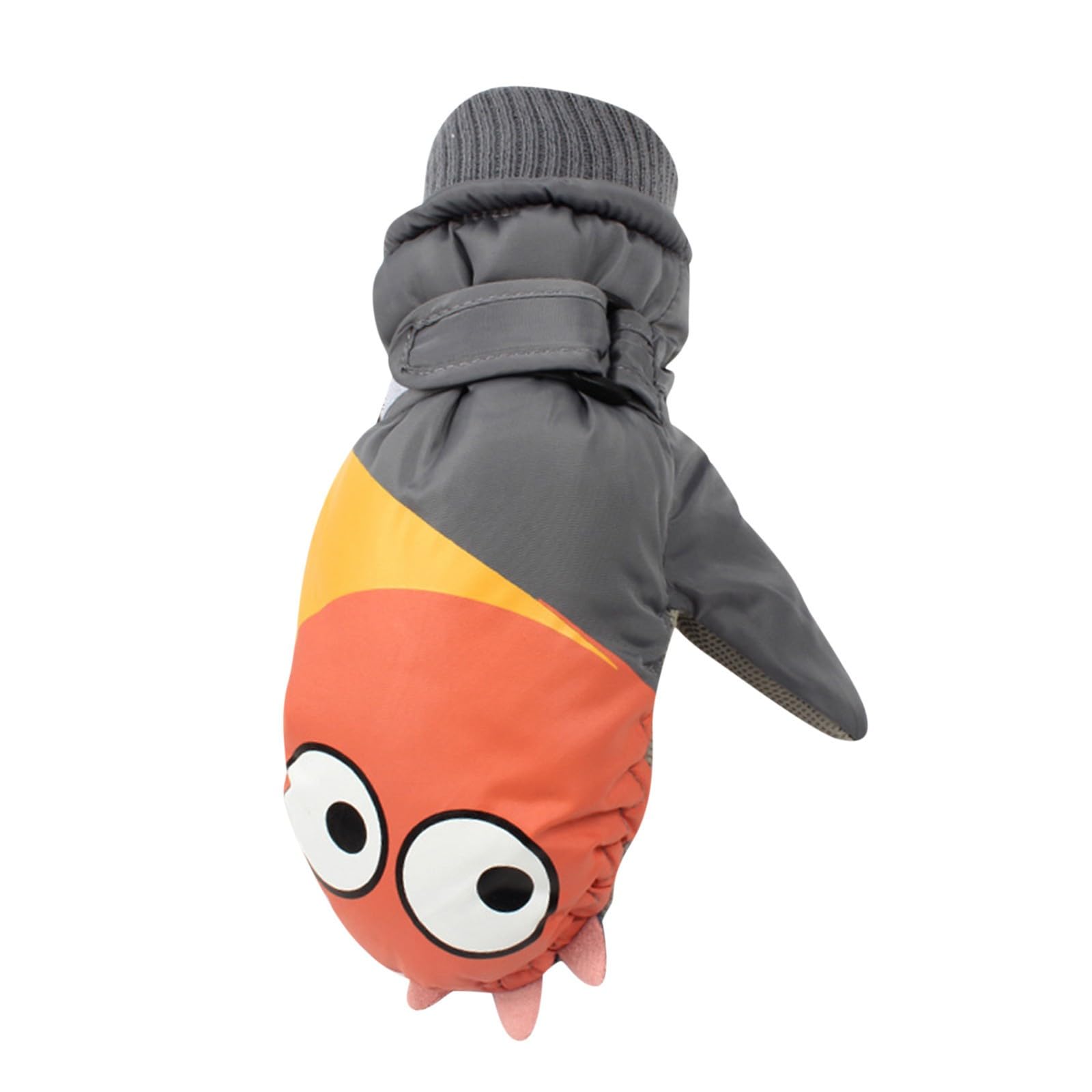 BOTCAM Für Kinder Fäustlinge Fäustlinge Schneehandschuhe Handschuhe Wasser Winter Winter Mädchen Warme Baby Kleinkind Beweis Kinder Handschuhe & Fäustlinge Kinder Handschuhe 4 (Grey, One Size) von BOTCAM