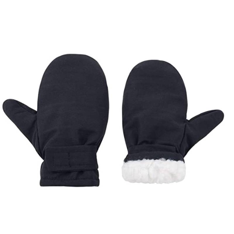 BOTCAM Kleinkind Fäustlinge Winter Wasserdichte Handschuhe Kleinkind Schnee Handschuhe Für Kinder Baby Winter Fäustlinge Für Mädchen Fahrrad Handschuhe Freizeit Kinder (Black, 2-4 Years) von BOTCAM