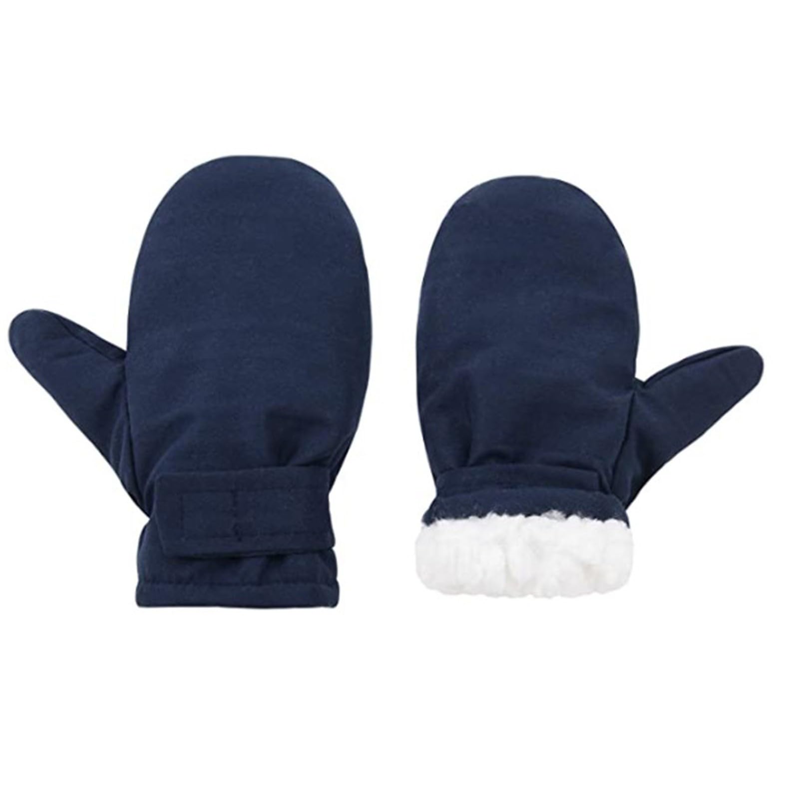 BOTCAM Kleinkind Fäustlinge Winter Wasserdichte Handschuhe Kleinkind Schnee Handschuhe Für Kinder Baby Winter Fäustlinge Für Mädchen Fahrrad Handschuhe Freizeit Kinder (Navy, 6-24 Months) von BOTCAM