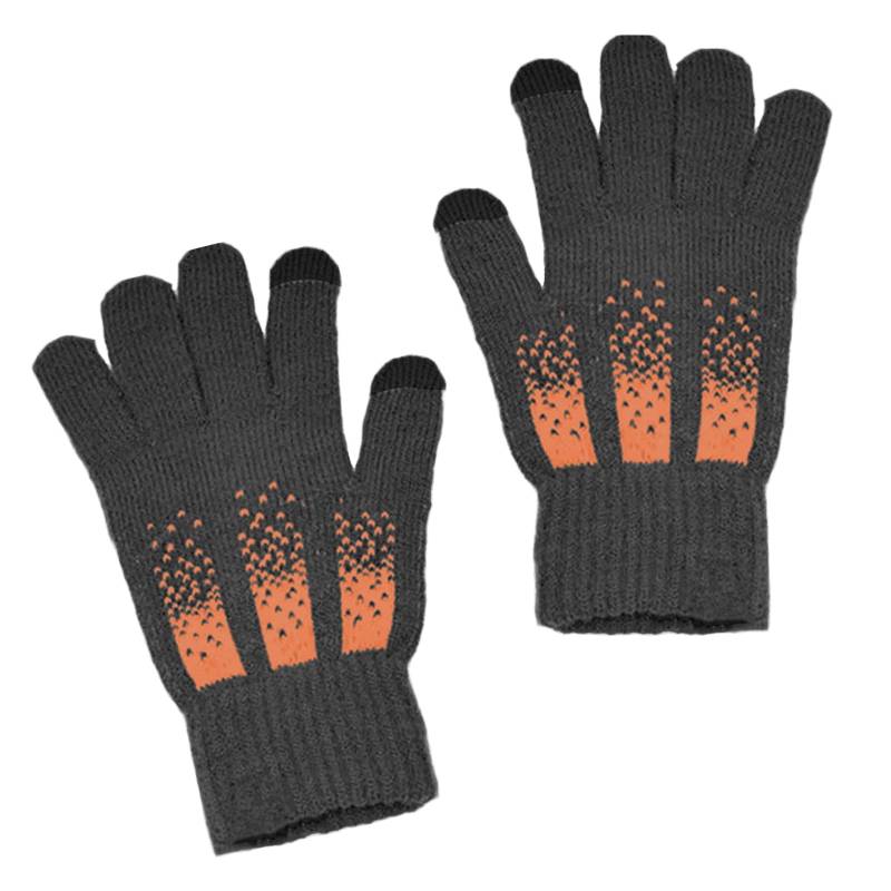 BOTCAM USB Adjustable Temperature Heating Gloves Heating Winter Outdoor Sports Gloves Screen Removable And Washable Handschuhe Blau Damen Karneval (Black, A) von BOTCAM