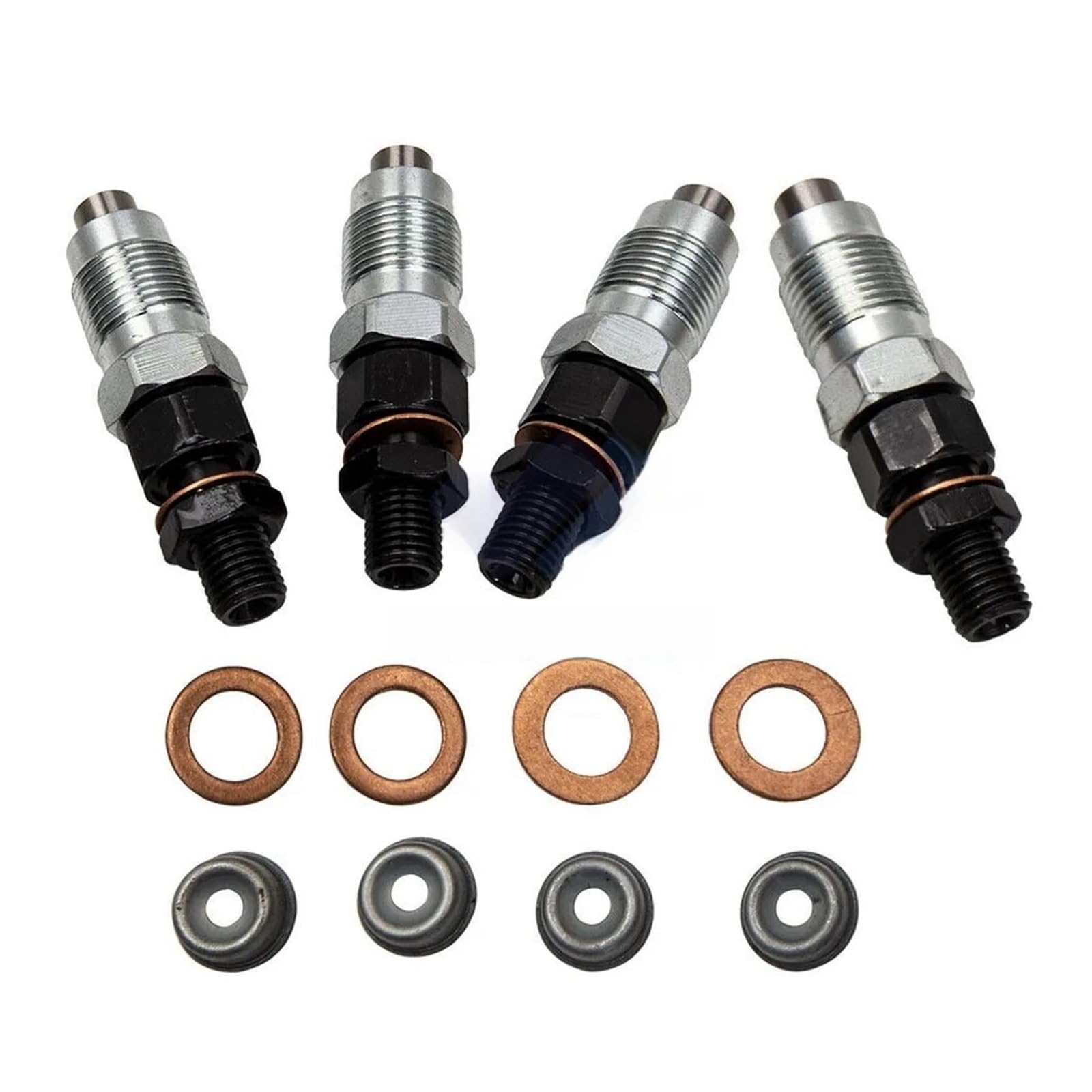 4X Einspritzdüsen Motorteile 16454-53900 16454-53905, kompatibel for Kubota V2203 V2003 V1903 D1703 Motor 16454-53000 16454-53903 von BOTSAOWB