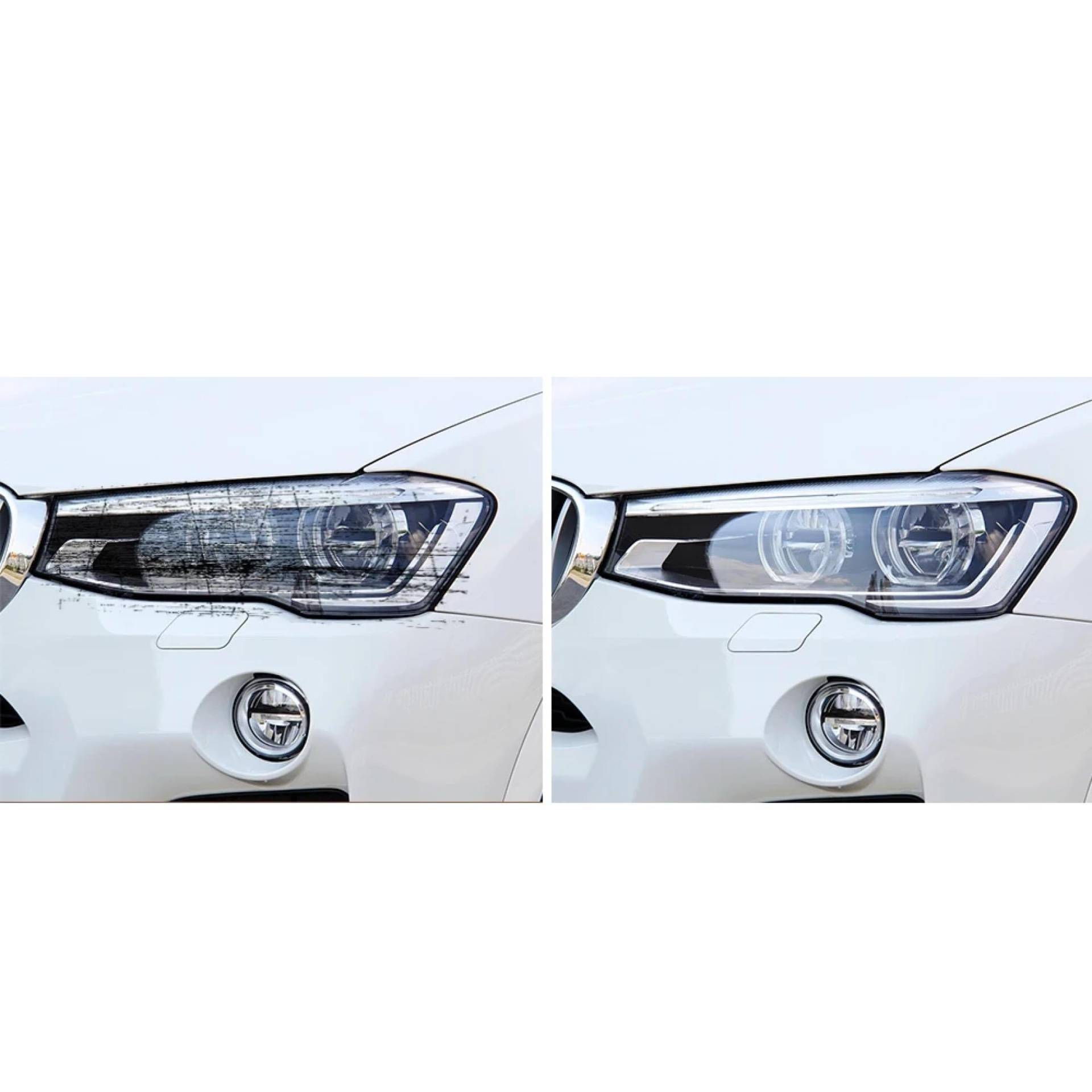 Auto Frontlicht Transparent TPU Aufkleber Scheinwerfer Schutzfolie, für BMW X5 F15 G05 X3 F25 G01 F26 X6 F16 G06 G02 G07 F48 F39, Autoscheinwerfer Film Zubehör von BOVROTIN