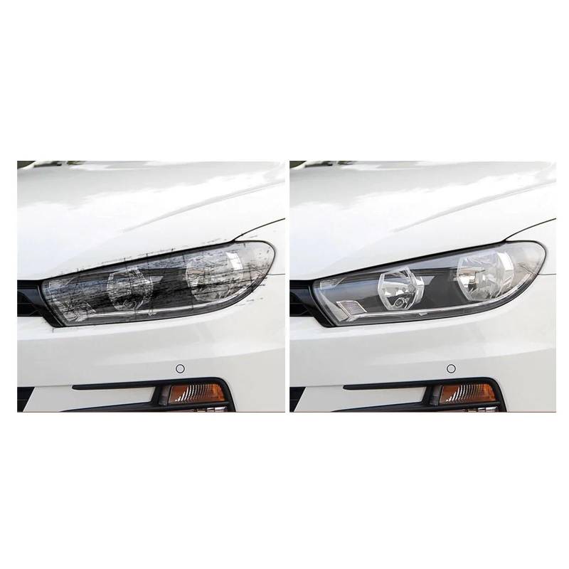 Auto Scheinwerfer Schutzfolie Transparent TPU Aufkleber, Für VW Golf 7 Scirocco Tiguan Passat Jetta CC Teramont Touareg, Auto Scheinwerfer Film Zubehör von BOVROTIN