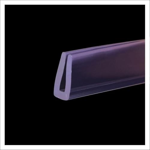 U-Shape Trim Seal Strip Kantenschutz, 6,56 FT Transparent Rand Trim Gummi Wetter Stripping Dichtung Geeignet for Die Kante der Küche Tisch(10mm x 6mm) von BPABDEITR