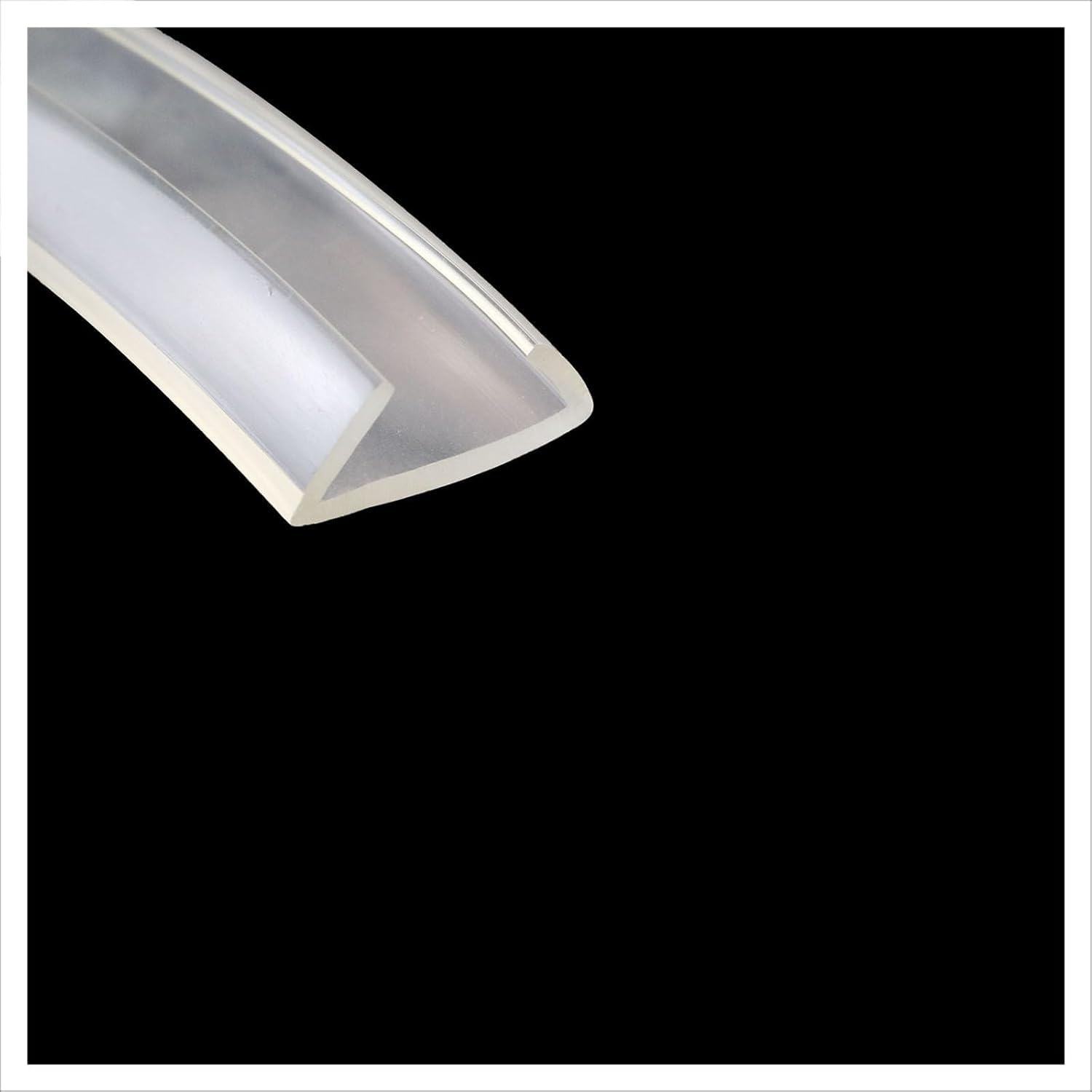 U-Shape Trim Seal Strip Kantenschutz, Transparenter Dichtungsstreifen aus Gummi mit U-Kanal-Kante, 2 m, Wetterschutz, Kantendichtung for Autotüren zur Schalldämmung von Fenstern/Türen(15mm x35mm) von BPABDEITR