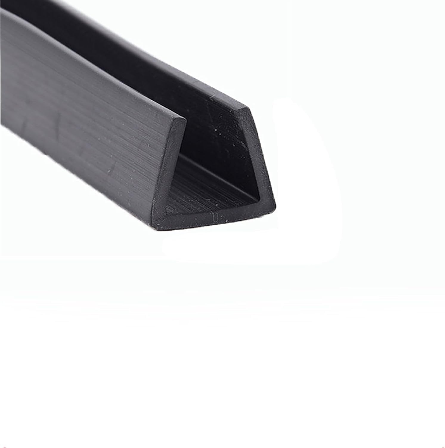 U-Shape Trim Seal Strip Kantenschutz, U-Gummi-Kanal-Kantenverkleidung, 3,28 Fuß, schwarz, Wetterschutz, Türkantenschutz, Dichtungsstreifen, einfach zu installieren for scharfe und raue Oberflächen(10m von BPABDEITR