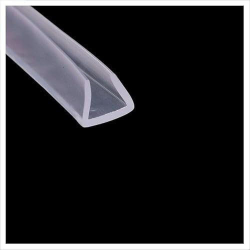 U-Shape Trim Seal Strip Kantenschutz, U-Gummikanal-Kantendichtungsstreifen, 2 m, transparenter Gummi-Kantenschutz, Blechkantenschutz for Heimwerkerprojekte, Autotür(12mm x 15mm) von BPABDEITR