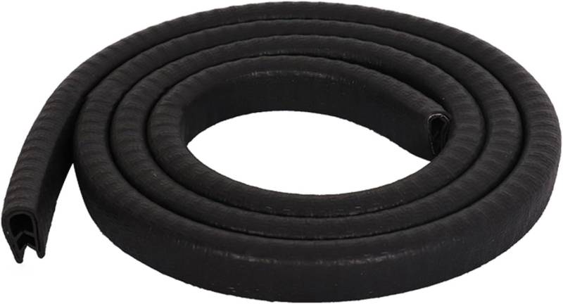 U-Shape Trim Seal Strip Kantenschutz, U-Gummikantenprofil 3,28 Fuß mit Metallpassungsspalt-Dichtungsstreifen for Autotüren, Luken und Glas, Stahlplatten, leicht zu schneiden(Black,10mm x 7mm) von BPABDEITR