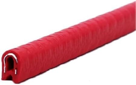 U-Shape Trim Seal Strip Kantenschutz, U-Kantenschutz aus Gummi, 3,28 Fuß, U-Kanal-Kantenschutz, Gummidichtung, Wetterschutz for scharfe und raue Kantenschutzoberflächen(Rosso,8mm x 6mm) von BPABDEITR