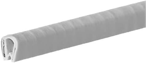 U-Shape Trim Seal Strip Kantenschutz, U-Kantenschutz aus Gummi, 3,28 Fuß, U-Kanal-Kantenschutz, Gummidichtung, Wetterschutz for scharfe und raue Kantenschutzoberflächen(White,8mm x 6mm) von BPABDEITR