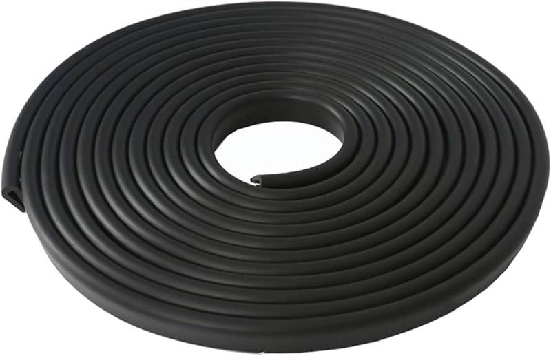 U-Shape Trim Seal Strip Kantenschutz, U-förmige Gummikanal-Kantenverkleidung, Gummidichtung for einfache DIY-Kantenreparaturen (3,28 Fuß)(10mm X 2mm) von BPABDEITR