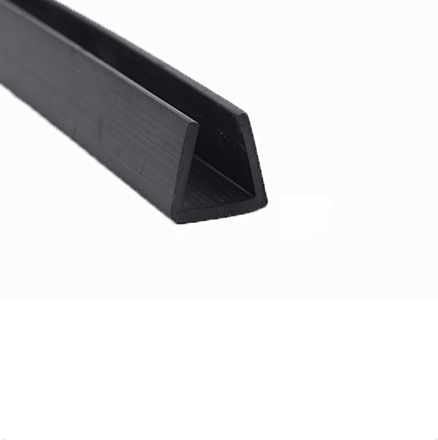 U-Shape Trim Seal Strip Kantenschutz, U-förmiger Dichtungsstreifen, schwarz, 3,28 Fuß, Gummikantenverkleidung mit flacher Unterseite, Kantenstreifen for Abdecken scharfer Kanten, Kantenschutz for Auto von BPABDEITR