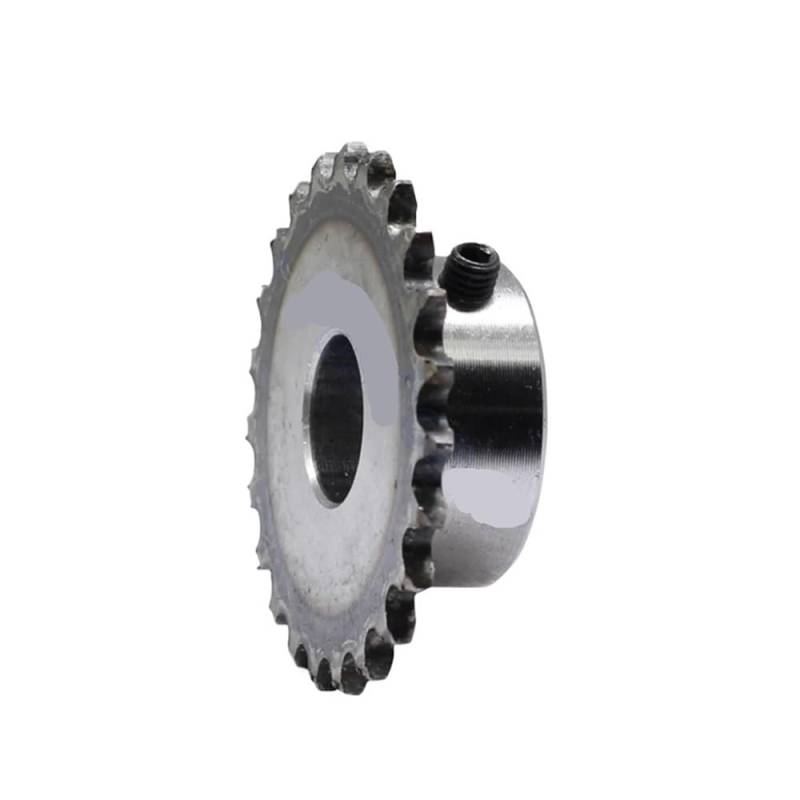 BPBZUTUMDZ 1 Stück 10–24 Zähne 04C Kettenrad 45# Stahl 6 mm – 15 mm Bohrung Industrielles Kettenrad Motor Kettenantrieb Kettenrad Zahnteilung 6,35 mm(10mm,24 Teeth) von BPBZUTUMDZ