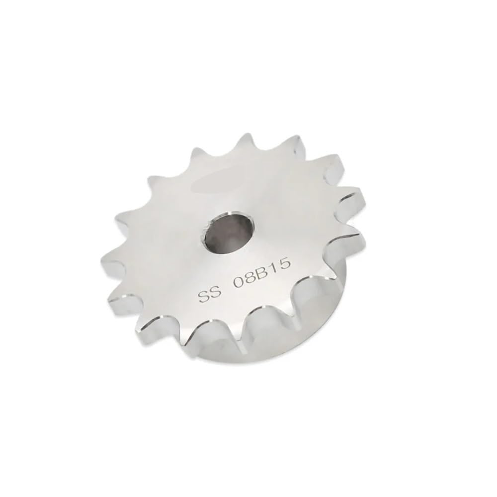 BPBZUTUMDZ 1 Stück 10–25 Zähne Edelstahl 08B Kettenantrieb Kettenrad Kettenrad Pitch 12,7 mm Industrie Kettenrad(14 Teeth) von BPBZUTUMDZ