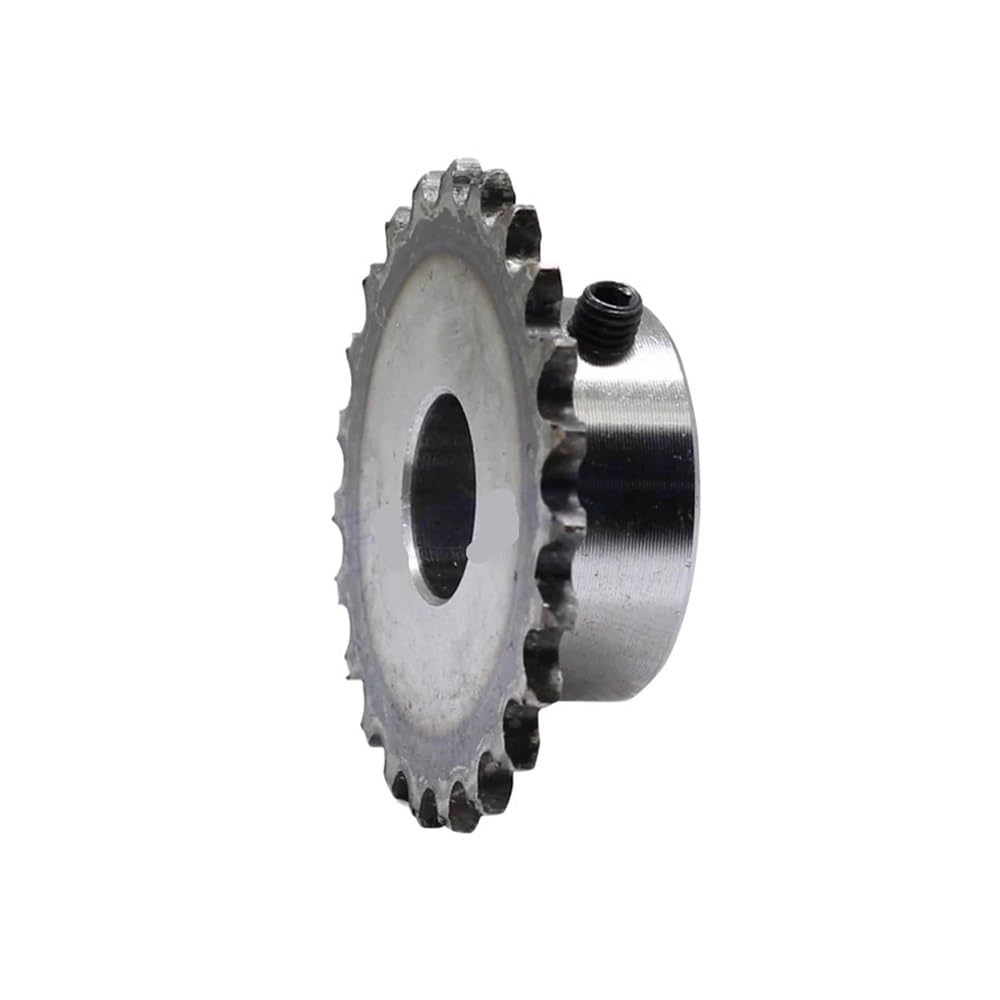 BPBZUTUMDZ 1 Stück 15-30 Zähne 04C Kettenrad 45# Stahl Industrielles Kettenrad M5 Schraubenlöcher Motorkettenantrieb Kettenrad Teilung 6,35 mm(Bore 10mm,20 Teeth) von BPBZUTUMDZ