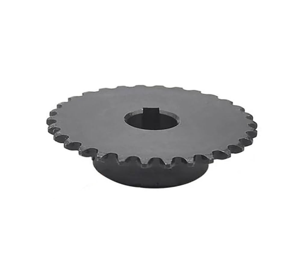 BPBZUTUMDZ 1 Stücke 20-40 Zähne 04C Kettengetriebe 10-20mm Passfedernutbohrung 45# Stahl Industrielles Kettenrad Motor Kettenantrieb Kettenrad(10mm(3x1.4mm),25 Teeth) von BPBZUTUMDZ