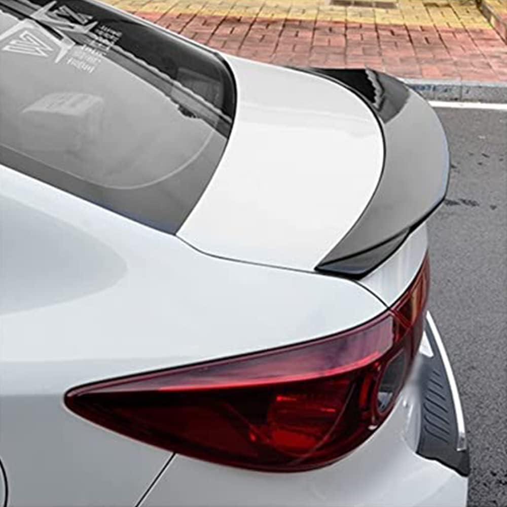Auto ABS Heckspoiler für Mazda 6 Atenza 2014-2018, Autodach-Spoiler Kofferraumlippe Windschutzscheibenflügel Heckflügel Spoiler Diffusor,A-Gloss Black von BPILOT