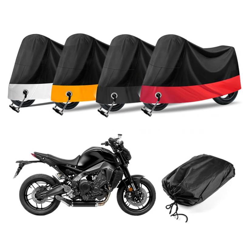 Motorradabdeckung für R1300GS R 1300 GS 2023 2024 Wasserdicht Motorrad Abdeckplane Regen UV-Schutz Outdoor Zubehör,Silverstyle von BPQYSBLD