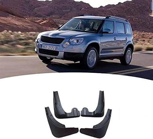 BRADOC 4Pcs Auto Schmutzfänger für Sko-da Yeti 2008-2018, Schmutzfänger Vorne Hinten Fender Spritzschutz Auto Kotflügel Styling Zubehör von BRADOC