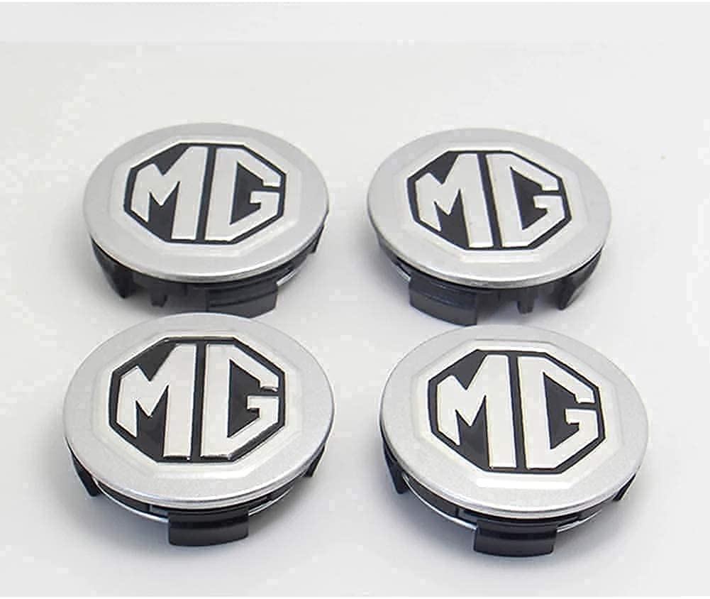 4 Stück Auto Nabendeckel Radmittenkappen für MG MG4 2022-2023,56mm, Nabenkappen Radnabenkappen Staubschutzabdeckung Radnabenabdeckung Wasserdicht Zubehör von BRALEM