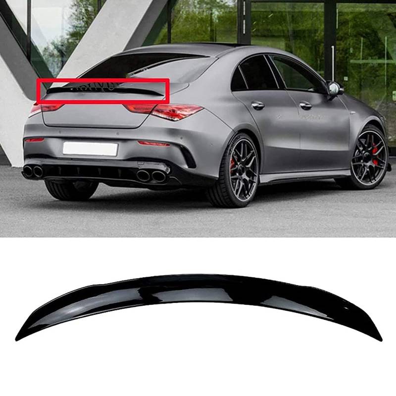 Auto Hinteren Spoiler Für Mercedes Benz CLA Class W118 C118 CLA 180 CLA 200 CLA 260 2020, ABS Hinteren Spoiler von BRALEM