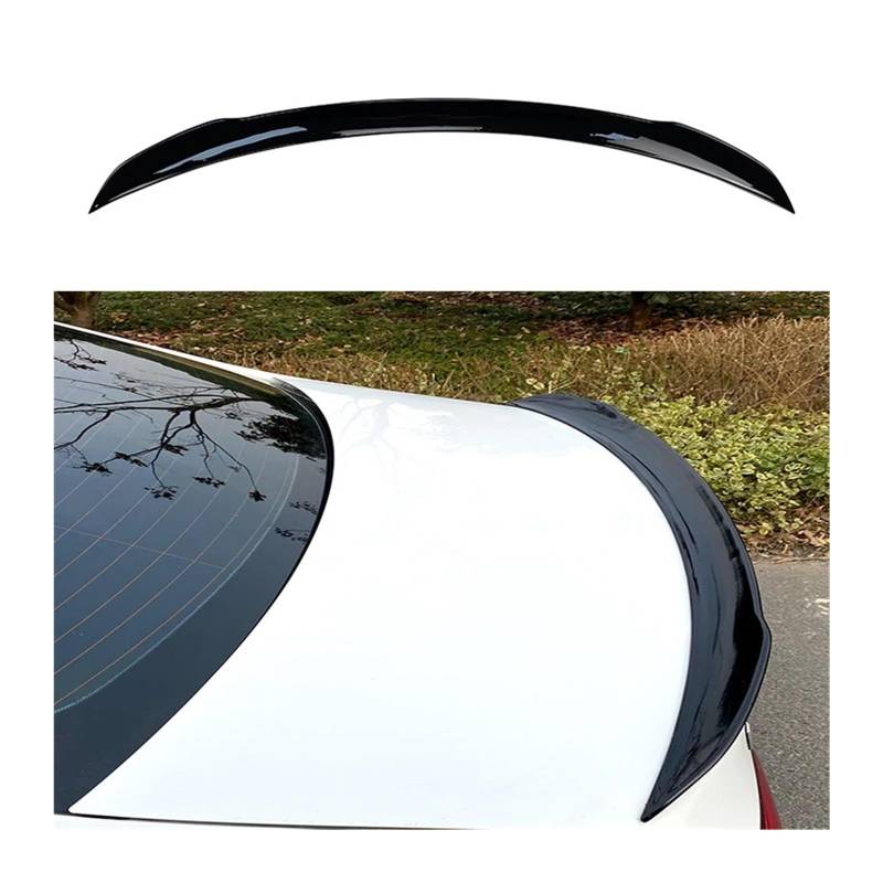 Car Tail Wings Fixed Wind Spoiler Rear Wing Auto Decoration Accessories Compatible for Benz A-Class W177 A180 A200 A35 2018-2023(Glossy black) von BRANISLVV