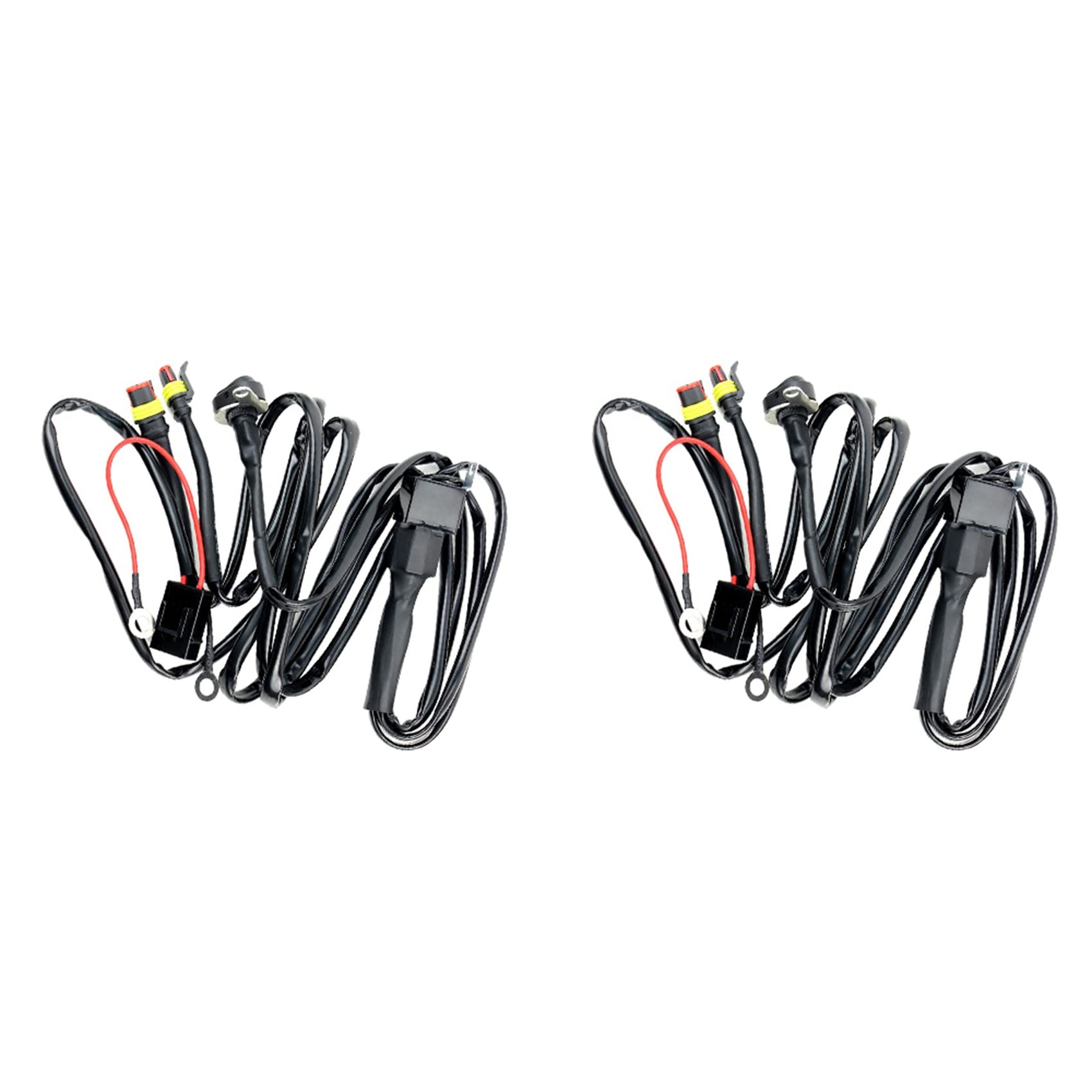 BRCUAT 2X Motorrad LED Nebel Scheinwerfer Kabel Kabel für R1200GS /ADV F800GS von BRCUAT