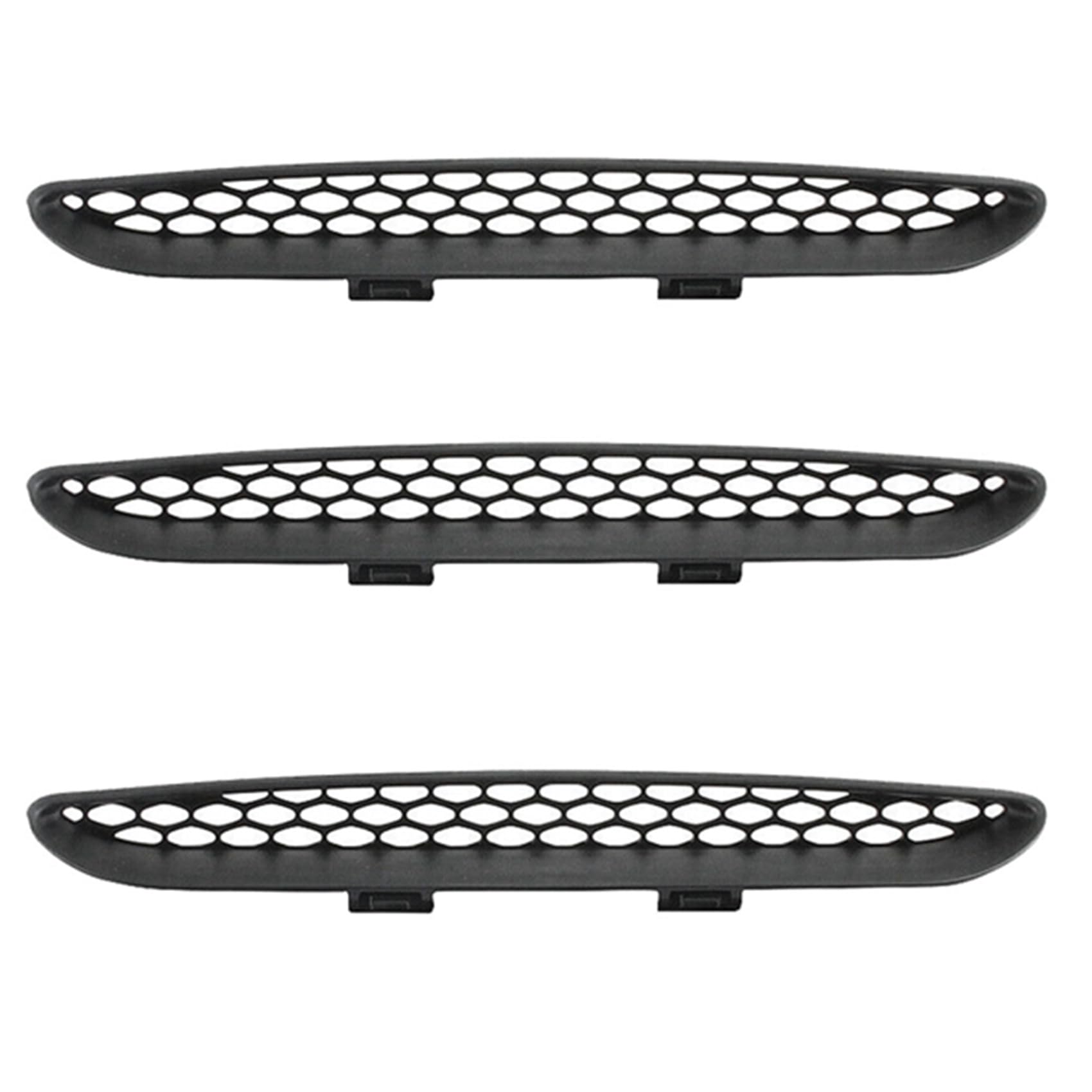 BRCUAT 3X Auto Vorder Haube Scoop Blende Gittergewebe Intake Grille Abdeckung 68202462AD für Charger 2016-2021 von BRCUAT