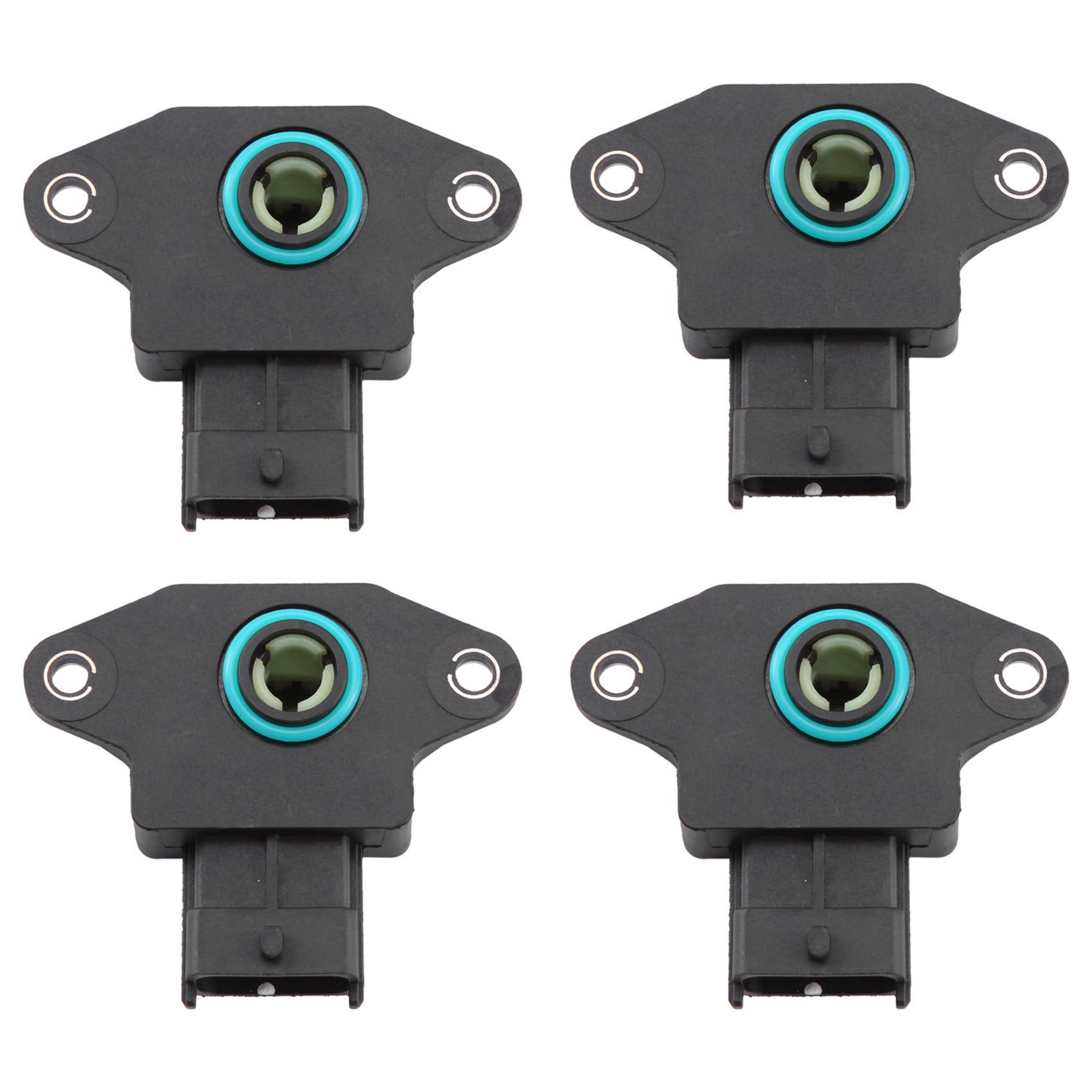 BRCUAT 4X Drossel Klappen Stellungs Sensor für 0280122014 35170-22600 3517022600 von BRCUAT