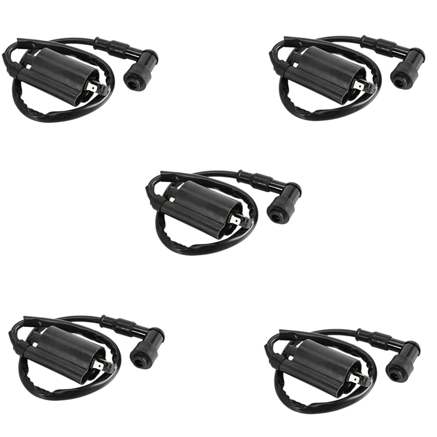 BRCUAT 5X Motorrad ZüNdung Spulen Passend für GS125 GN125 VX250 Virago 1100 XV1100 XV-1100 1995-2007 von BRCUAT