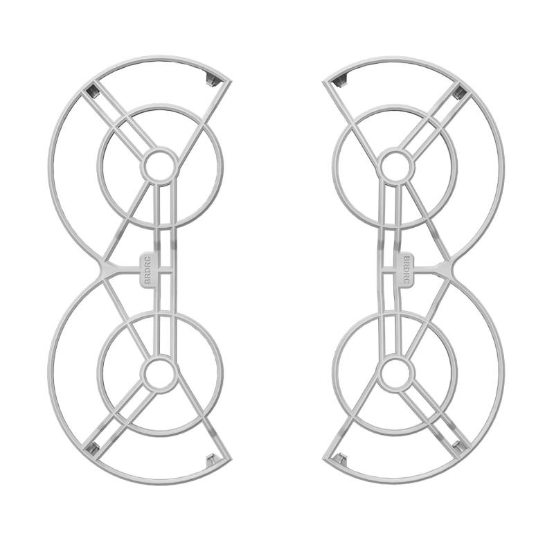 Propellerschutz + Fahrwerk-Erweiterungen für DJI Neo, Drohnen-Schutz-Set, leicht, Requisiten, Schutz, Stoßstange, Höhe, verlängertes Bein für DJI Neo Zubehör (Grau) von BRDRC