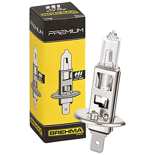 10x BREHMA Premium H1 24V 70W Halogen Glühlampe von BREHMA