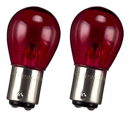 BREHMA 2er Set Rote Rück- Bremslicht Lampe 21/5 Watt PR21/5W BAW15D 12V von BREHMA